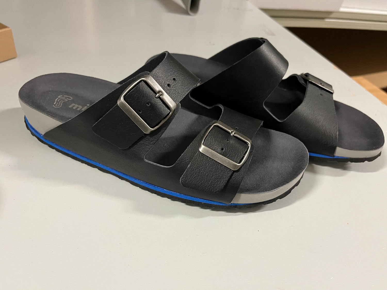 Two buckle Sandal - Black